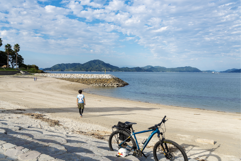 ［写真］しまなみ海道 自転車・原付バイクの旅：ゲストハウス「なみトみなと」の滞在イメージ